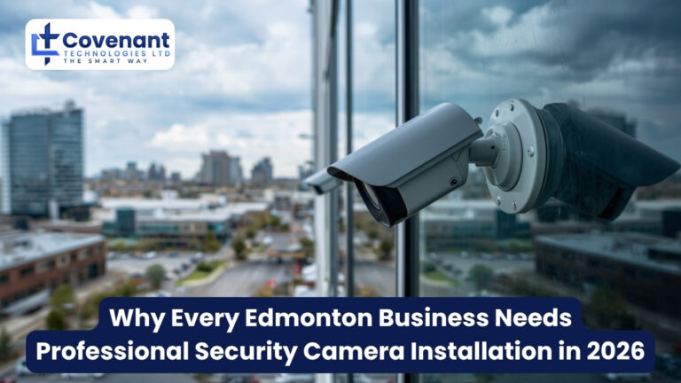 security camera installation Edmonton for business protection